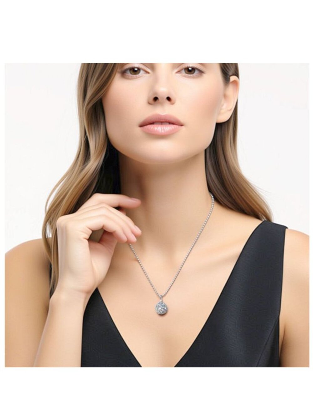 Park & Buzz - Sterling 925 Silver - Radiance Necklace Aurora